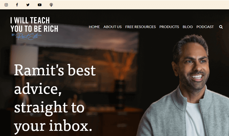 I-will-Teach-You-to-be-Ricj-Websites 재정 고문 개인 웹사이트