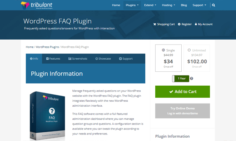 Plugin FAQ Tribulant
