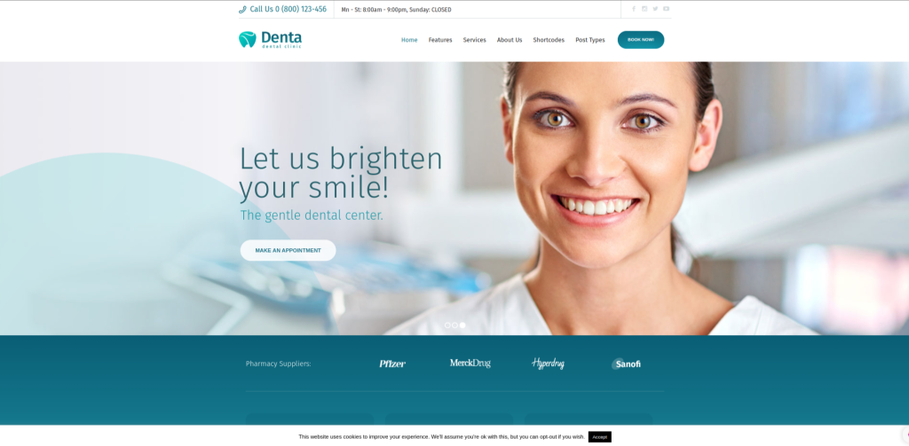 Temas WordPress Denta Dental