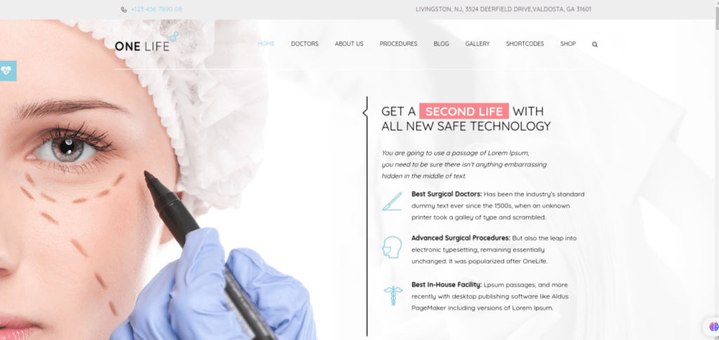 Tema WordPress odontológico OneLife
