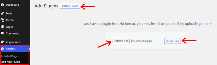 Installer Amélia Premium