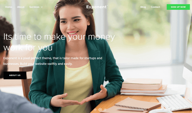 Penasihat keuangan Tema Eksponen