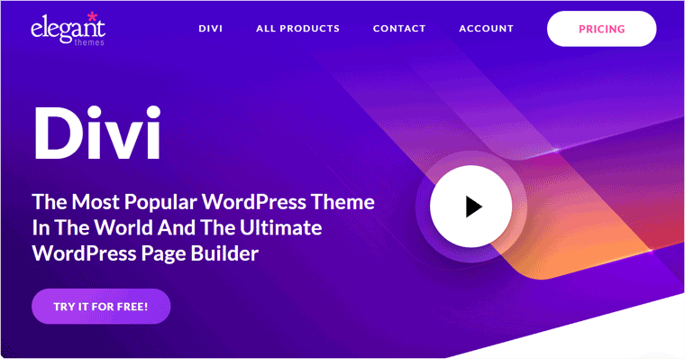 Tema WordPress Premium dari Divi