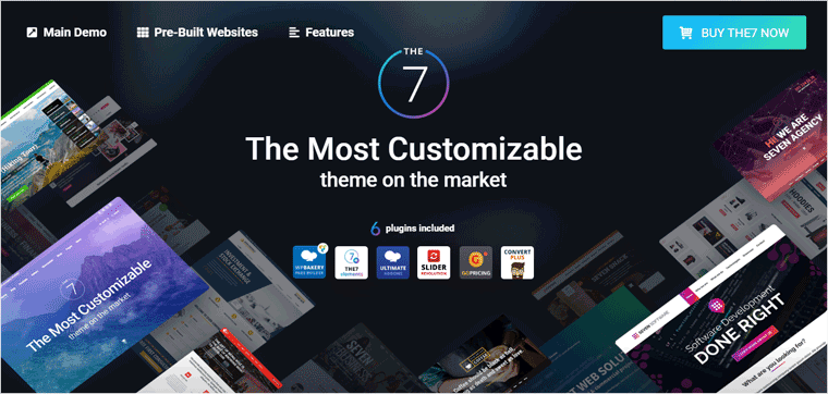 Template WordPress Premium The7