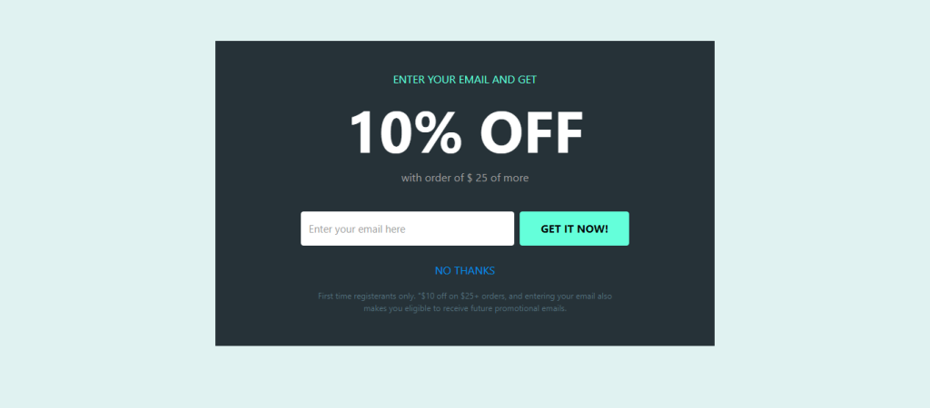 dsss - 高级优惠券 10% off coupon email