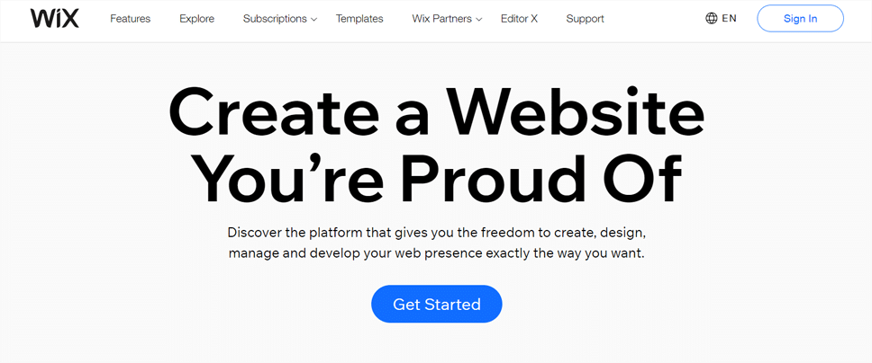 Platform Blogging Wix