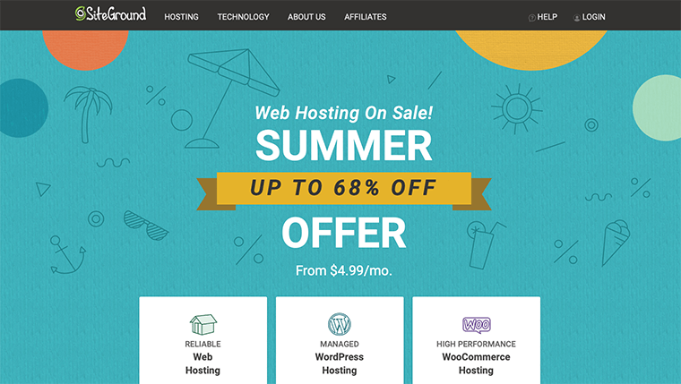 Layanan Hosting WordPress SiteGround
