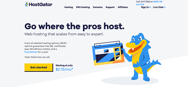 Layanan Hosting WordPress HostGator