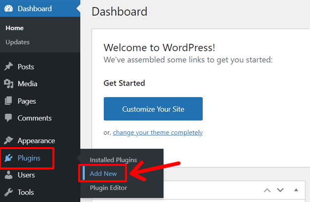 WordPress에 새 플러그인 추가