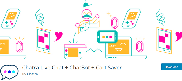 Chatra 라이브 채팅 WP 플러그인