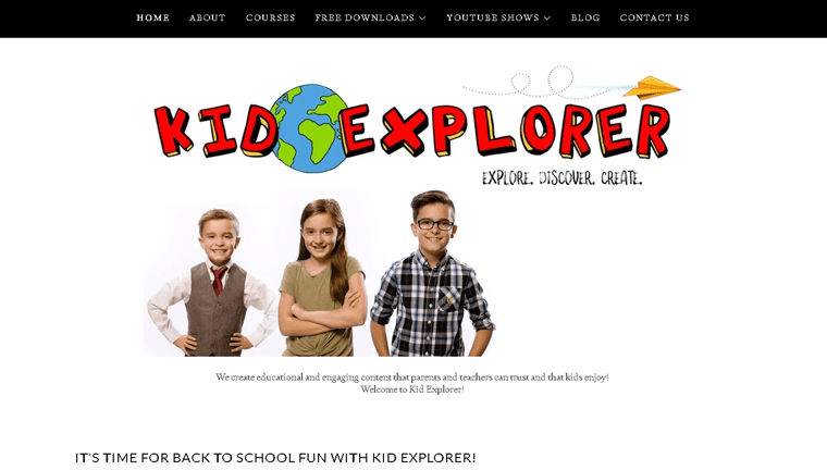 Situs Web Keanggotaan Kid Explorer