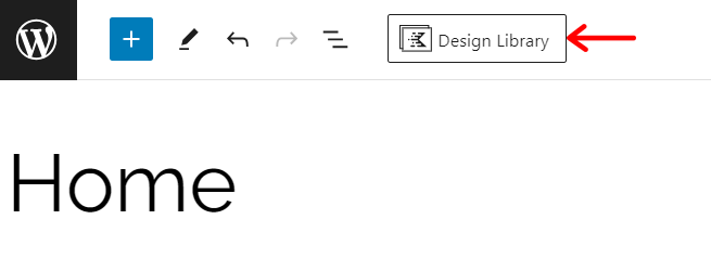 デザイン ライブラリを開く - WooCommerce ストアのセットアップ方法