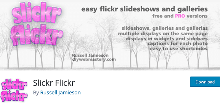 Slickr-Flickr - Plugin WordPress Flickr