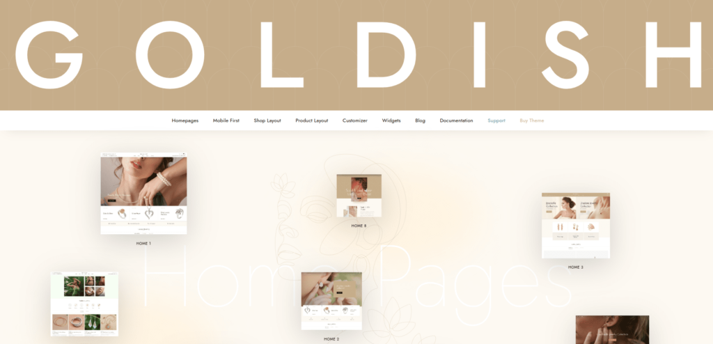 Złocisty motyw WordPress