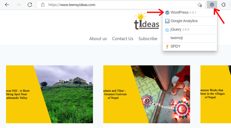 Library Sniffer - Periksa apakah Situs Web Menggunakan WordPress