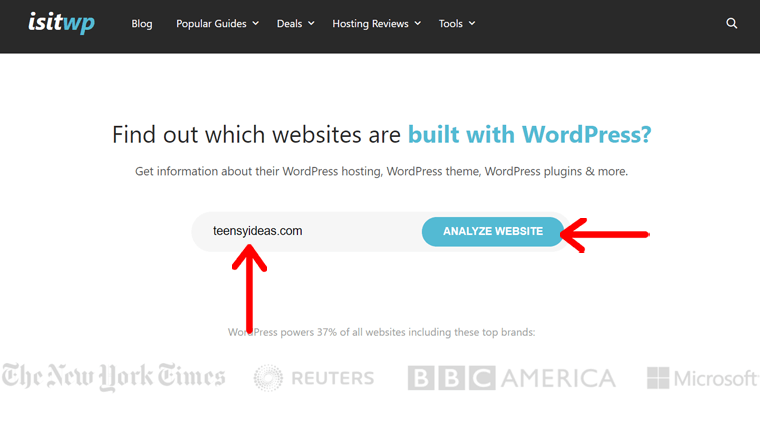 Analisis Situs Web Menggunakan IsItWP