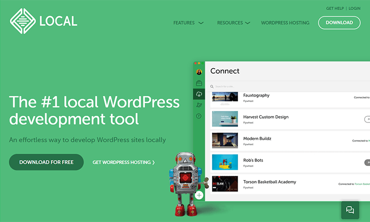 Outil de développement WordPress local