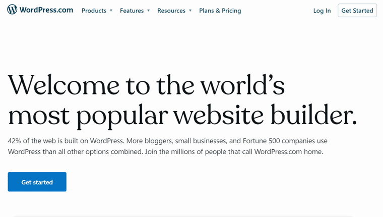 Construtores de sites WordPress.com para marketing afiliado
