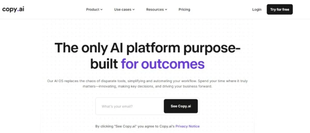 Copywriting-Tool: Copy.ai