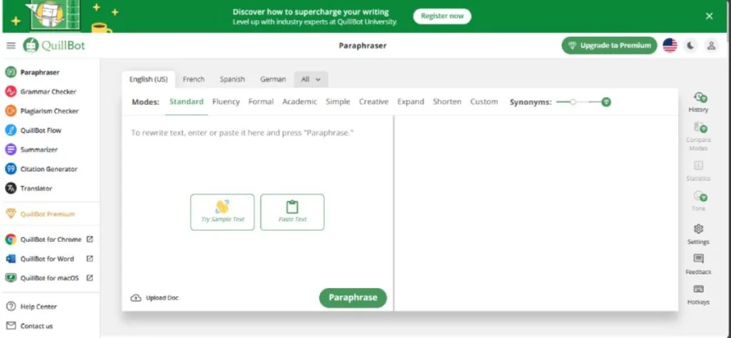 Quillbot: narzędzie do copywritingu