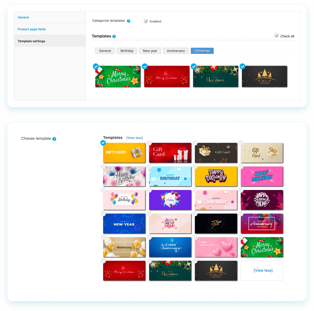 Tarjetas de regalo de WebToffee WooCommerce