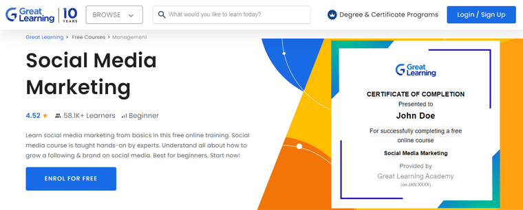 Social media di grande apprendimento