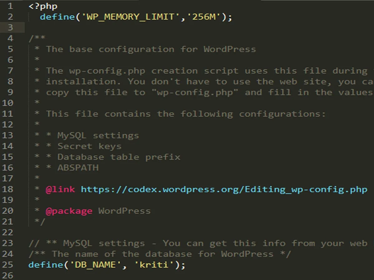 Tingkatkan batas memori PHP