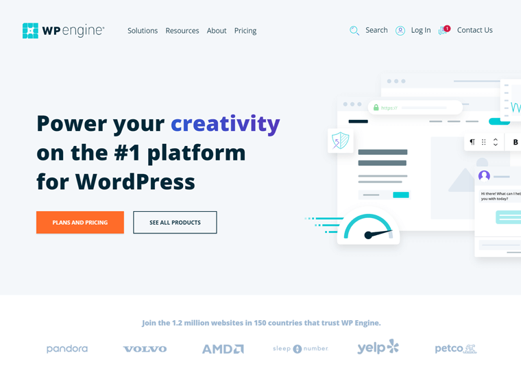 WP Engine- situs WordPress terbaik