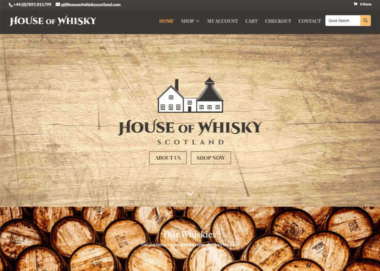 Rumah Wiski Skotlandia