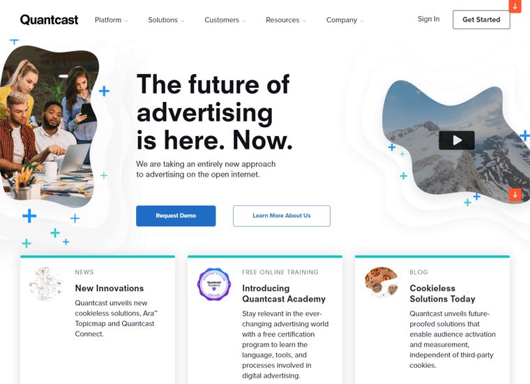 Quantcast- contoh situs bisnis WordPress