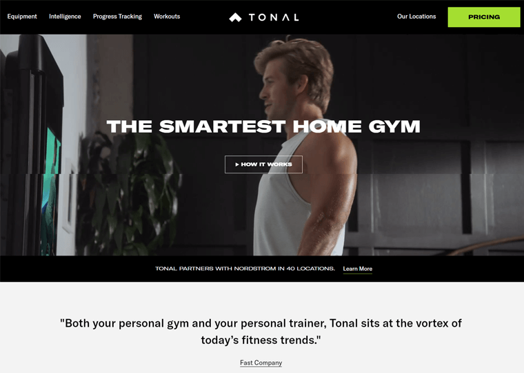 Contoh situs Tonal-WordPress