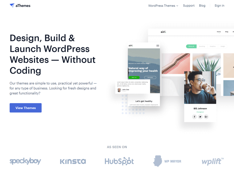 tema- contoh situs web yang dibuat dengan WordPress