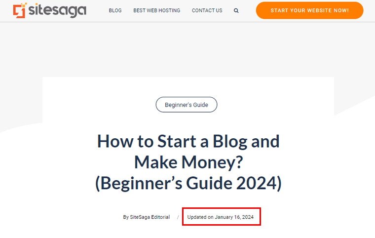 Düzenli Blog Gönderisi Güncelleme Örneği