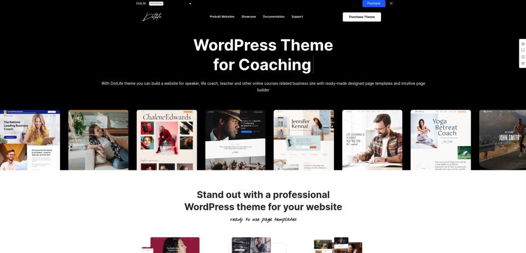 Tema WordPress Kursus Online Dotlife