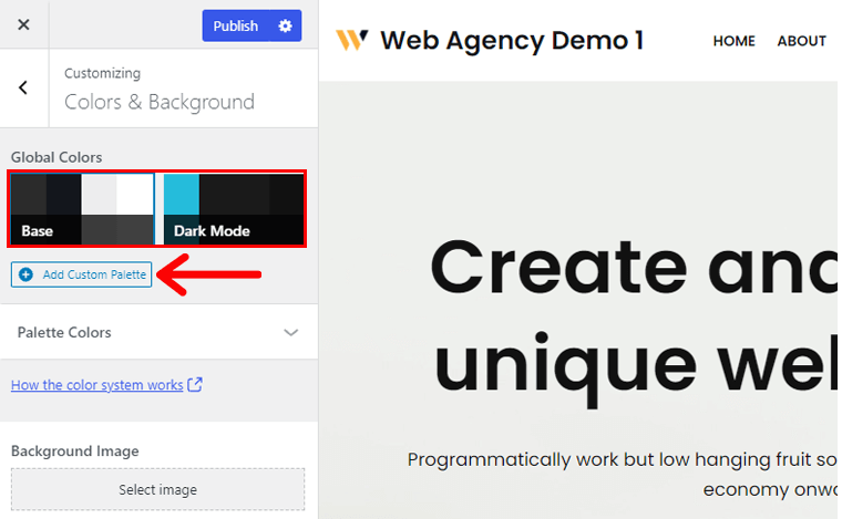 Neve Pilihan Warna dan Latar Belakang