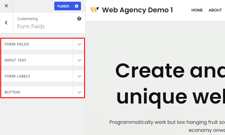 Bidang Formulir Neve