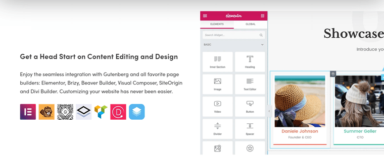 Kompatibilitas Pembuat Halaman tema WordPress Neve