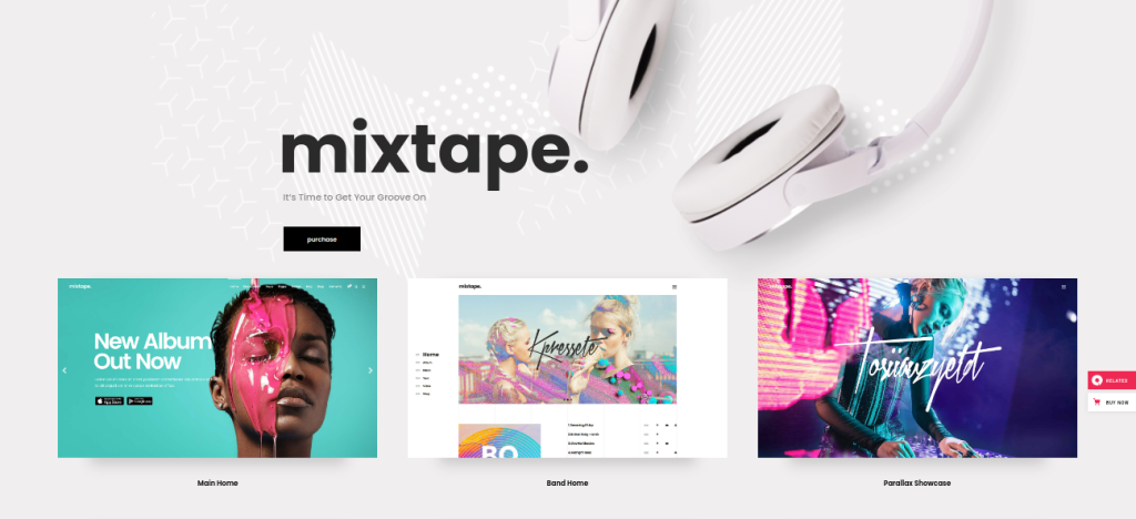 Thèmes WordPress pour les festivals Maxtape