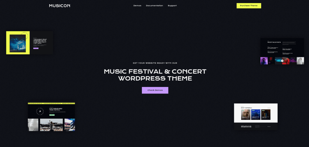 Muzicon WordPress-Theme