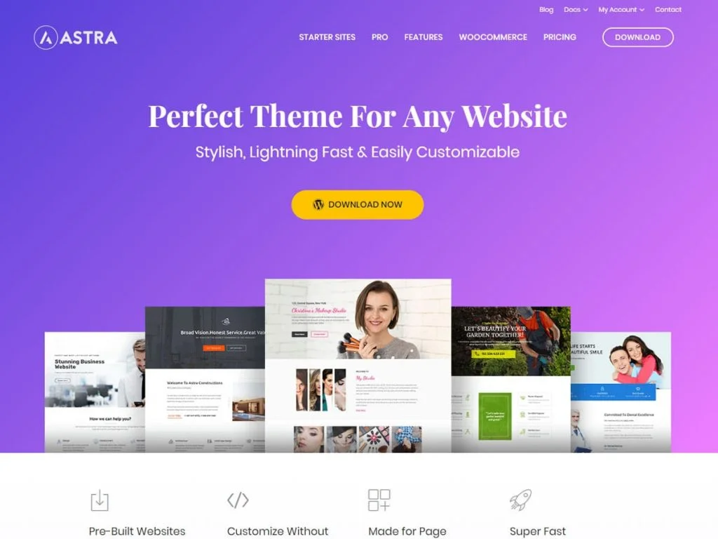 Najlepszy magazyn WordPress: Astra_Theme