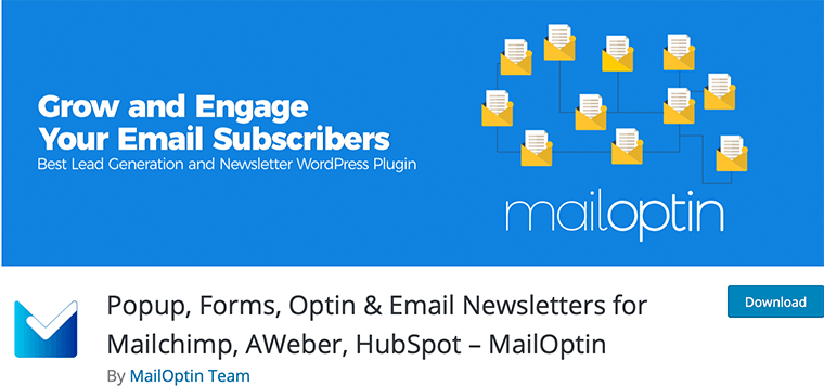 MailOptin - pembuat popup generasi prospek yang kuat