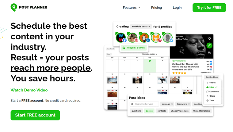 PostPlanner Social-Media-Tool