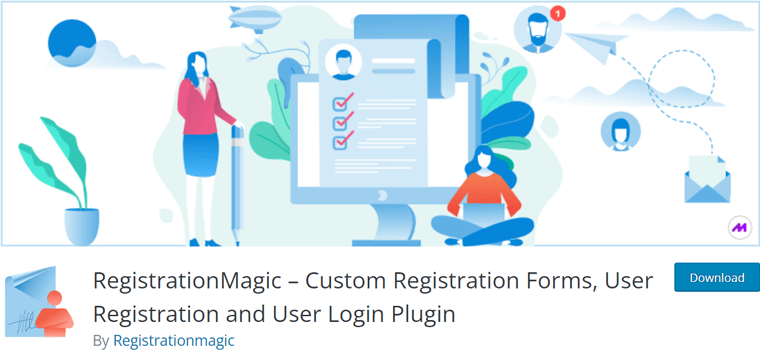 Plugin Pendaftaran Pengguna RegistrationMagic WordPress