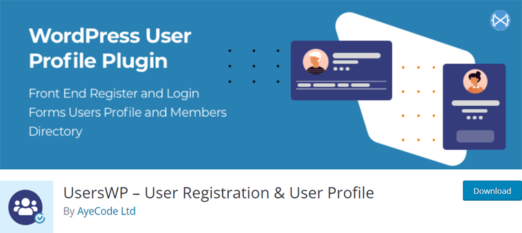 Pendaftaran Pengguna UsersWP dan Plugin Profil Pengguna