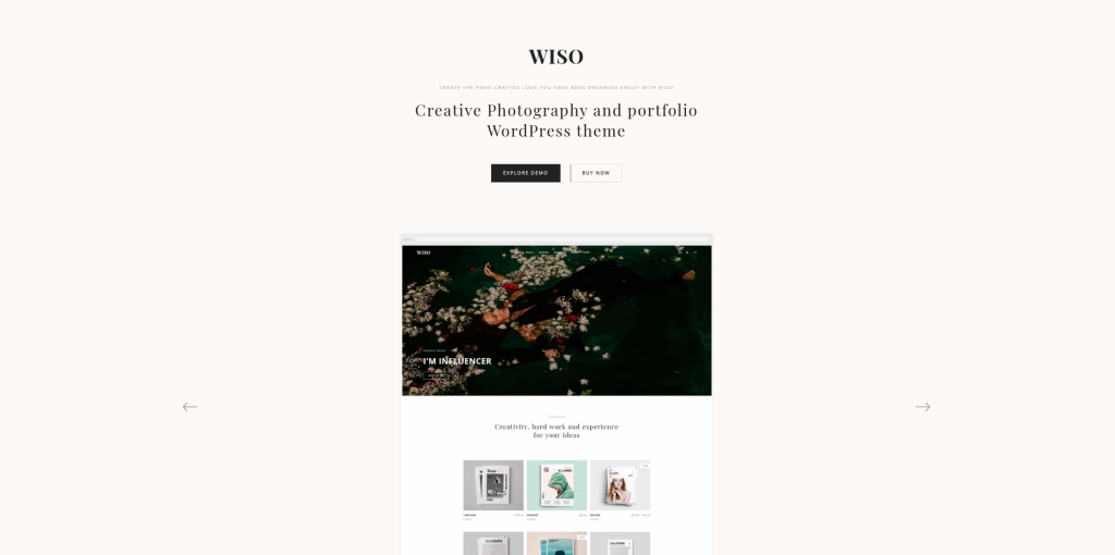 Los mejores temas de WordPress para galería de fotos de Wiso