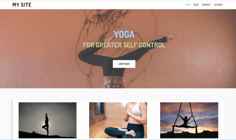 PopulerFX-Yoga-Tema