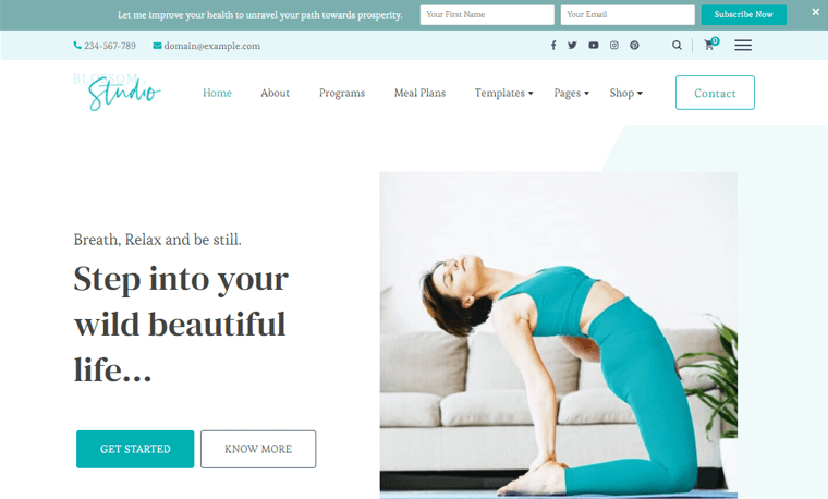 Mekar-Studio-Yoga-Tema