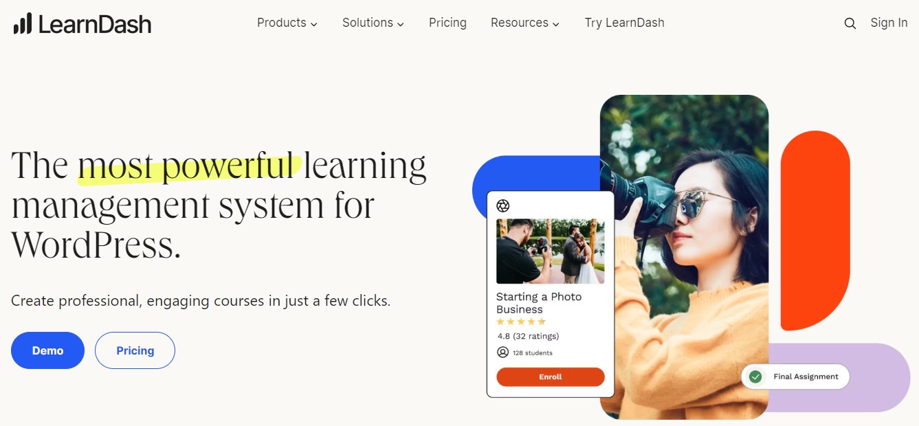 LearnDash WordPress 付费墙插件