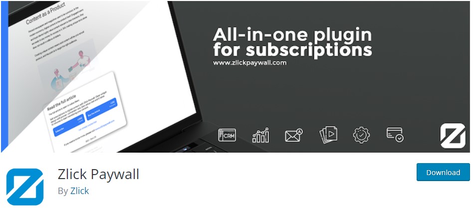 Plugin WordPress Paywall Zlick