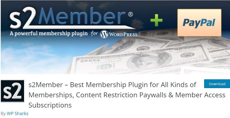 Complemento de muro de pago de WordPress s2Member